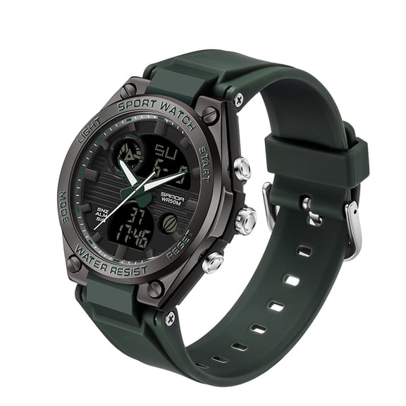 Womens Digital Watch Sport Waterproof Watch Analog Military Tactical Watches LED Backlight Alarm Stopwatch Wrist Watches