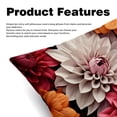 thumbnail image 2 of Petal flower Pillow Covers Sets - Decorative Pillows for Bed and Couch - Unique Patterns - Available in 16x16, 18x18, and 20x20 Inches - Set of 2 for Any Occasion, 2 of 6