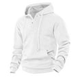 thumbnail image 5 of cfhntfmh Mens Henley Pullover Long Sleeve Lightweight Hoodie Sweatshirt with Pocket Casual Athletic Outfits, 5 of 7