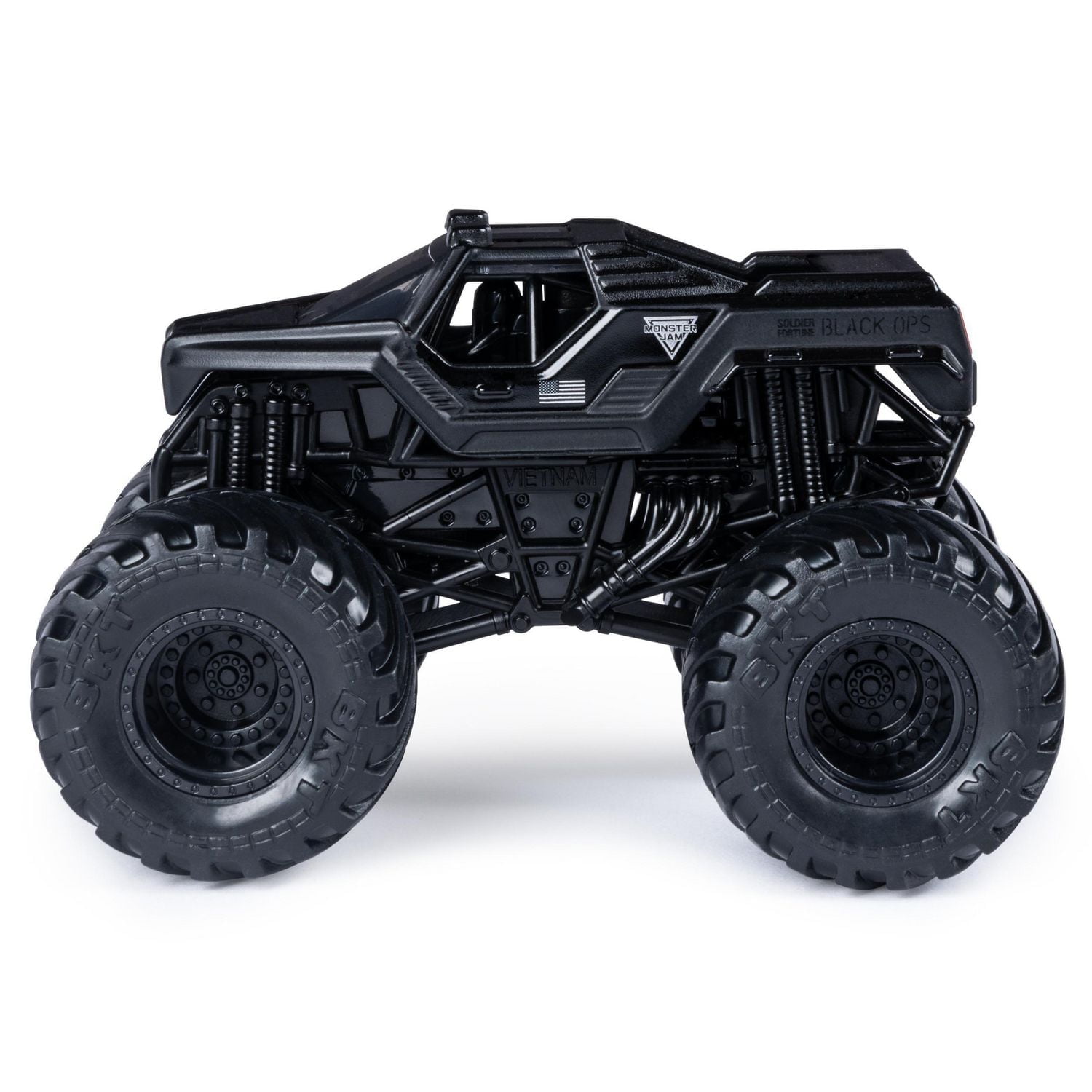 Monster Jam, Official Soldier Fortune vs. Soldier Fortune Black Ops Die-Cast Monster Trucks, 1:64 Scale, 2 Pack