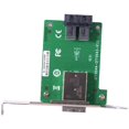 thumbnail image 1 of Cablecc Adaptateur Femelle Double Ports Mini SAS HD SFF-8644 vers Interne SAS HD SFF-8643 PCBA avec Support à Profil Bas, 1 of 5