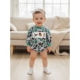 thumbnail image 5 of BemeyourBBs Baby Boy Romper Long Sleeve Camouflage Embroidery Animal Fall Bodysuit, 5 of 9