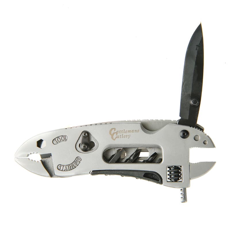 Cattleman Ranch Hand Multi-Tool 2.0 in Blade Stainless Hndl