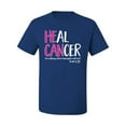thumbnail image 2 of Faith Jesus Believe Awareness Men's Graphic T-Shirt, Royal, 4XL, 2 of 3