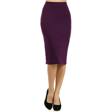 Women's Trendy Style Solid Pencil Skirt