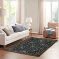 thumbnail image 2 of FJPT Traditional Floral Pattern Rug Design Soft Small Area Rugs Non Slip Indoor Floor Carpet for Living Room Bedroom Decor, 2 of 5