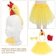 thumbnail image 3 of ColoMX Conjunto de diadema de gallo para niños y falda tutú amarilla para disfraz de animal de pollo para decoraciones de fiesta de cumpleaños Disfraces de Halloween y actividades divertidas de juego, 3 of 7