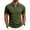 11-Army Green, variant on LEKWK Collared Shirts for Men Short Sleeve Quarter Zip Waffle Knit Golf Top Casual Lightweight Breathable Athletic Shirt for Tennis Business Work Summer Wear