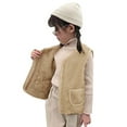 thumbnail image 4 of Mercatoo Toddler Girls Solid Warm Thick Spring Winter Sleeveless Vest Clothes Baby Boys 𝐅𝐥eece Jackets Size 14 to 16, 4 of 6