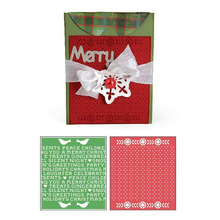 福袋 公式 Sizzix Bigz Holidays Nordic Impressions Textured XL/Bonus スクラップブッキング