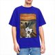 thumbnail image 3 of Camiseta de algodón divertida para hombre, con estampado artístico de Peanuts, Charlie Brown, Scream, Snoopy, camisetas hippies de verano con cuello redondo, camisetas informales de gran tamaño, 3 of 5