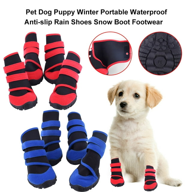 Sarkoyar Pet Dog Puppy Winter Portable Waterproof Antislip Rain Shoes