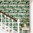 thumbnail image 2 of S4sassy Removable Nature-inspired Waterproof Wall Wrap, Finish Wallcover, Jungle Print Contact Paper for Walls, Cabinets, Dresser, Self Adhesive Vinyl Wallpaper Roll- Green (25"x240"), 2 of 9