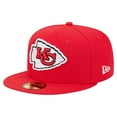 thumbnail image 3 of Men's New Era  Red Kansas City Chiefs Group Chat 59FIFTY Fitted Hat, 3 of 5