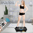 thumbnail image 2 of PRIJESSE Vibration Plate Exercise Machine Whole Body Workout Fitness Equipment for Weight Loss, 2 of 7