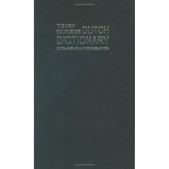 Pre-Owned New Routledge Dutch Dictionary (Paperback) 041530041X 9780415300414