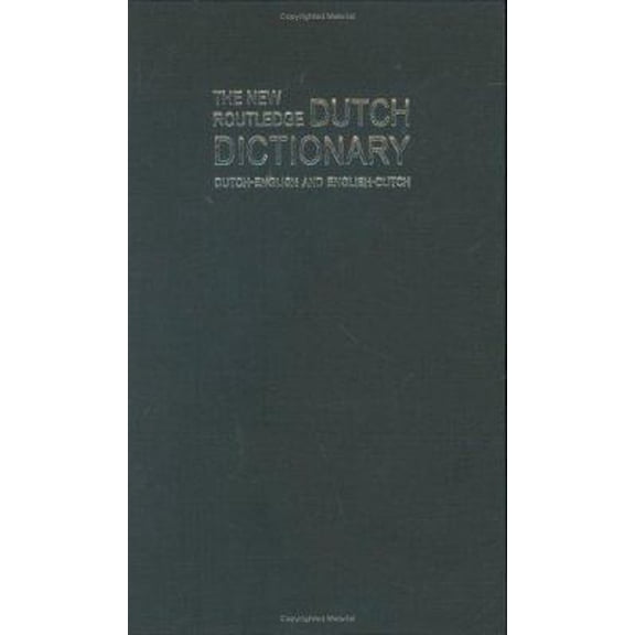 Pre-Owned New Routledge Dutch Dictionary (Paperback) 041530041X 9780415300414