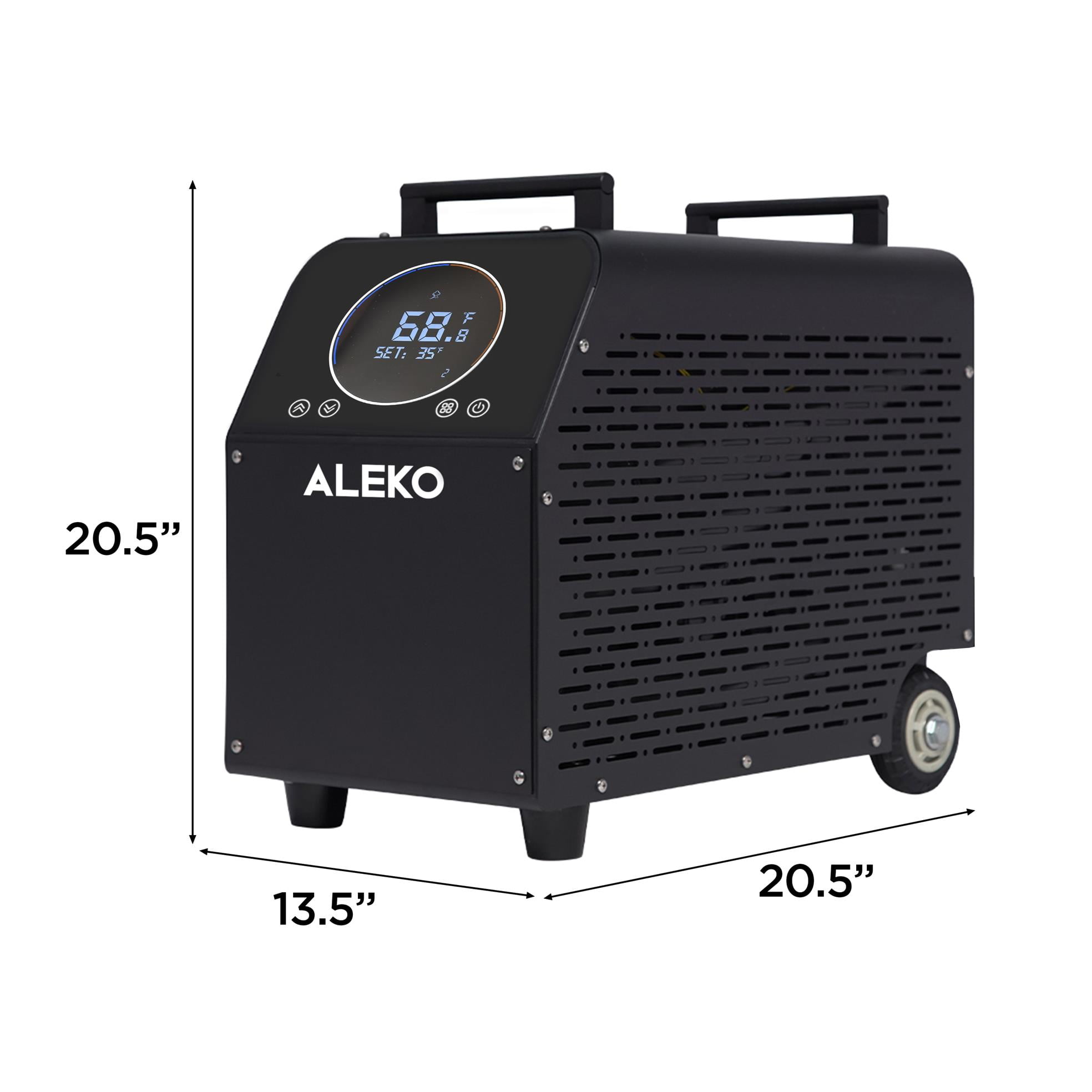 ALEKO Lumina Vertical Cold Plunge and 1 HP Chiller & Heater Kit