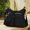 Black, variant on FEOLGEHLY Sling Bags for Women Men, Nylon Cloth Small Crossbody Bags, Multi Compartment Crescent Shoulder Bag Casual Tote Bag Crossbody Purse, Lightweight Adjustable for Shopping Travel Hiking