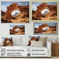 thumbnail image 4 of Designart "Archways in the Desert I" Landscapes Canvas Print, 4 of 5