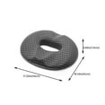 thumbnail image 4 of Cojín para silla de oficina,Cojín para asiento de coche,Cojín para silla de espuma viscoelástica, Cojines para muebles de exterior.-Gris- Diseño hueco-Adecuado, 4 of 5