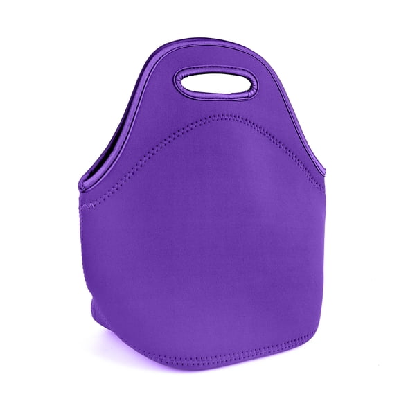 Aspire Neoprene Lunch Bag Thick Insulated Lunch Tote Bags Reusable Lunch Container Box Cooler with Zipper - Purple