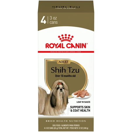 Royal Canin Shih Tzu Adult Loaf in Sauce Canned Dog Food, 3-oz, pack of 4