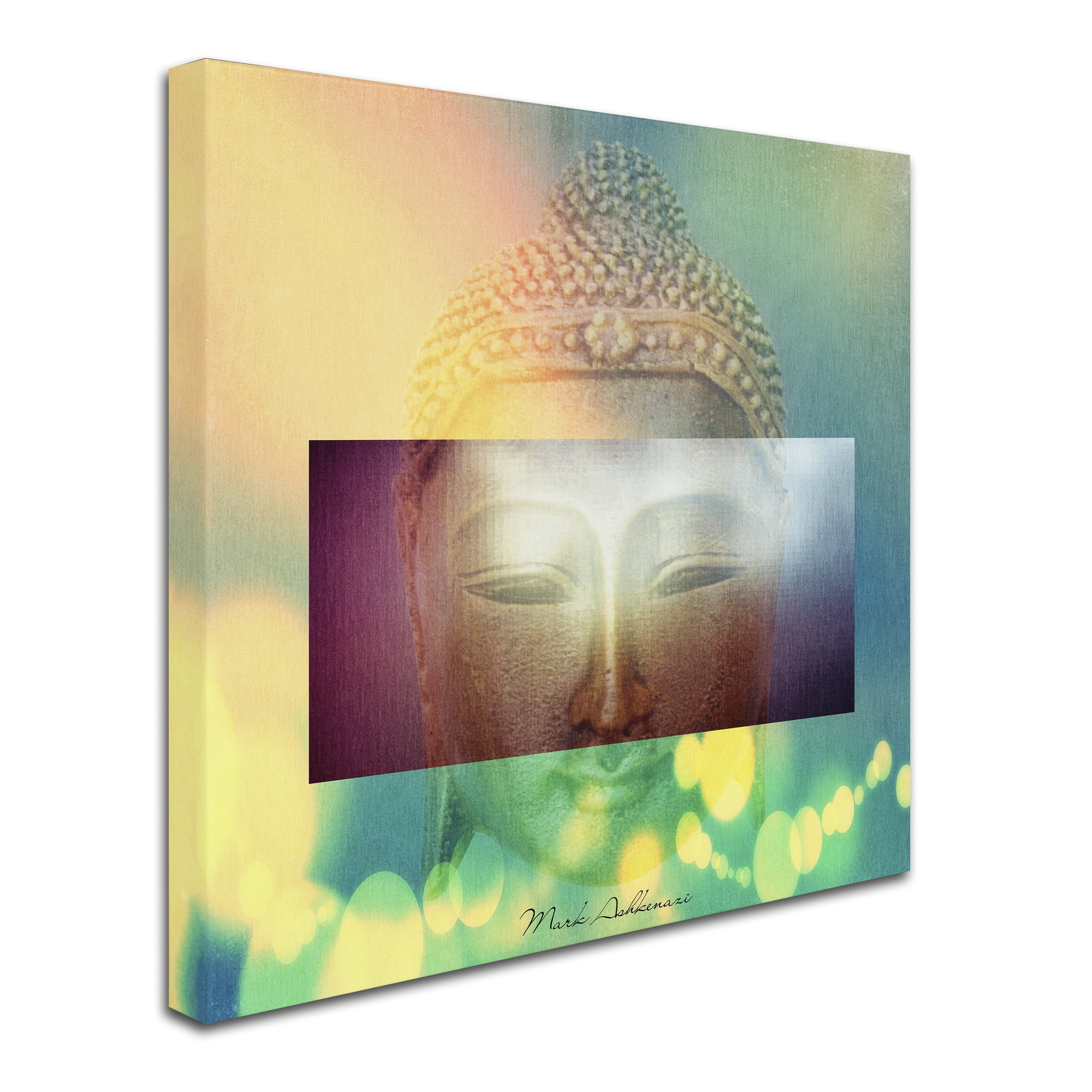Trademark Fine Art 'Buddha Face 3' Canvas Art by Mark Ashkenazi