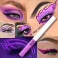 thumbnail image 1 of Delineador líquido neón en tonos pasteles con luz ultravioleta para maquillaje de ojos de larga duración, 1 of 8