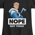 thumbnail image 3 of Avatar - The Last Airbender - Sokka Nope - Youth Girls Short Sleeve Graphic T-Shirt, 3 of 5