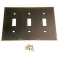 thumbnail image 1 of Leviton Brown Triple Gang Triple Toggle Wallplates  001-85011-BR, 1 of 3