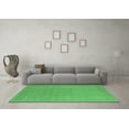 thumbnail image 3 of Ahgly Company Indoor Square Oriental Emerald Green Industrial Area Rugs, 8' Square, 3 of 4