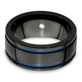 thumbnail image 6 of Edward Mirell Black Ti Blue Anodized w/ SS Police Shield Tag 10mm Band, 6 of 7