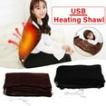 thumbnail image 1 of Agiferg Electric Warming Heating Blanket Pad Shoulder Neck Mobile Heating Shawl USB, 1 of 4
