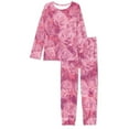 thumbnail image 4 of Renewold Women Nightwear Long Sleeve Shirt Pants Pajama Set Fantasy Pink Roses Print Sleepwear Pjs Holiday Home Party Clothes Size 3XL, 4 of 5