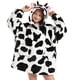 thumbnail image 3 of Sudadera de franela multifuncional, manta de televisión, ropa de descanso con capucha para niños, pijamas gruesos y cálidos, 3 of 6