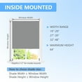 thumbnail image 5 of Yoshade Blackout Cellular Window Shades - Easy Install, Customizable Honeycomb Blinds for Room Darkening & Thermal Insulation - No Tools Required W39"x 64" H, 5 of 5