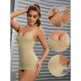 thumbnail image 3 of DARING DIVA Women's Slim Adjustable Straps Tummy Control Shapewear Camisoles Beige XXL, 3 of 6