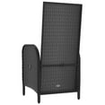 thumbnail image 5 of vidaXL Outdoor Chairs 2 pcs Poly Rattan Black, 5 of 5