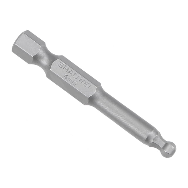 Puntas hexagonales de extremo esférico de 1/4-pulgada, vástago hexagonal de 2 pulgadas, destornillador magnético de cabeza H4, punta de destornillador S2 HRC58
