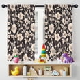 thumbnail image 5 of Blackout Kids Curtains,Pioneer Flower Floral Print Pattern Childrens Insulated Curtains Set Of 2,Bedroom Essentials,Toddler Room Decor 42"x54", 5 of 5