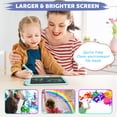 thumbnail image 4 of LCD Writing Tablet Doodle Board, Colorful Drawing Pad for Kids, Mess Free Coloring for Toddlers, Educational Birthday Toys Gifts for 3-9 Year Old Girls Boys, 4 of 7