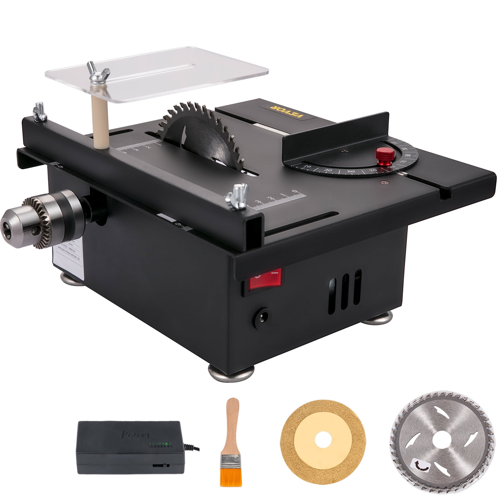4" Mini Electric Table Saw Hobby&Craft Power Tool metal Wood Cutting Machine USA 