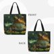thumbnail image 2 of Balery Intellectual Frog Pond Bolsa de Mano para Mujeres con Cremallera, Bolsa de Gimnasio con Compartimentos, Bolsa para Laptop, Bolsa para Trabajo, 2 of 7