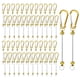thumbnail image 1 of 50 Piezas de Barras para Llaveros con Cuentas, Kit para Hacer Llaveros con Cuentas, Accesorios para Llaveros, Dijes de Cuentas, de Metal en para Bricolaje, 1 of 5