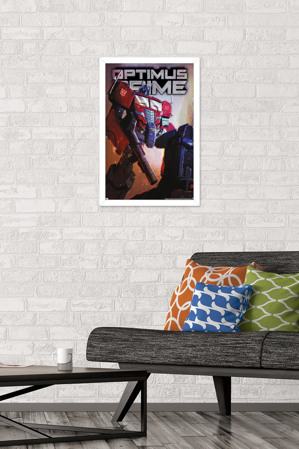 Hasbro Transformers - Optimus Prime Wall Poster, 14.725" x 22.375" Framed