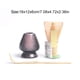 thumbnail image 3 of Injueey 1 Juego de Matcha Kit hermosos accesorios de té sanitario para de mezcla de polvo Type2 NO2 Injueey HA060906-01, 3 of 6