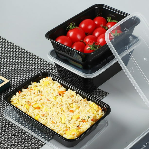 Campana Para Cocina Food Grade Disposable Lunch Box Thickened Packing Box Plastic Rectangular Takeaway Tableware Transparent Lunch Box With Lid