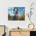 thumbnail image 6 of Picia Joyful Animated Bird Pattern Decorative Picture – Unique Wall Art, Modern Canvas Print for Trendy Interiors (Horizontal), 6 of 6