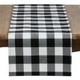 thumbnail image 5 of Saro Lifestyle Cotton And Poly Blend Buffalo Plaid Table Runner, 5 of 5